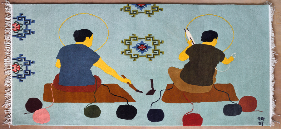 Tānā Bānā (diptych) I