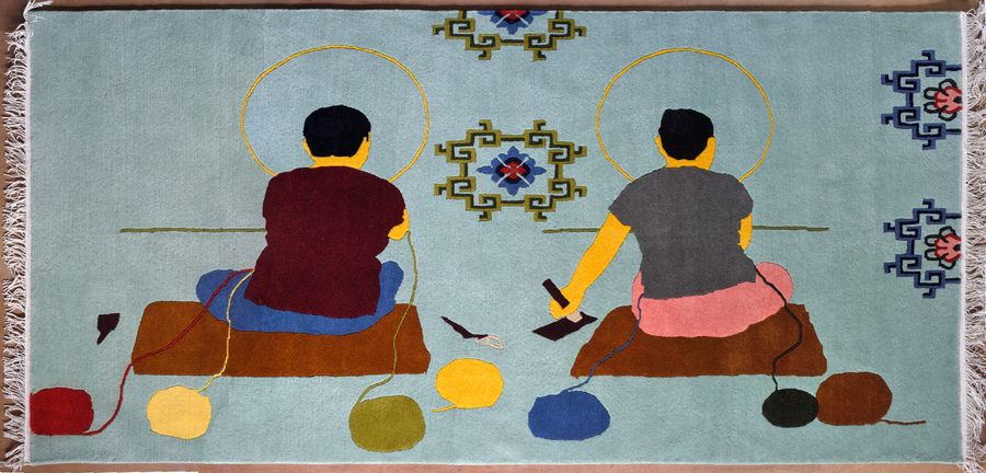 Tānā Bānā (diptych) II